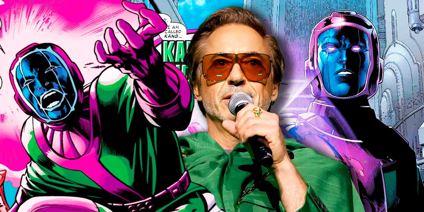 Robert Downey Jr. and Kang