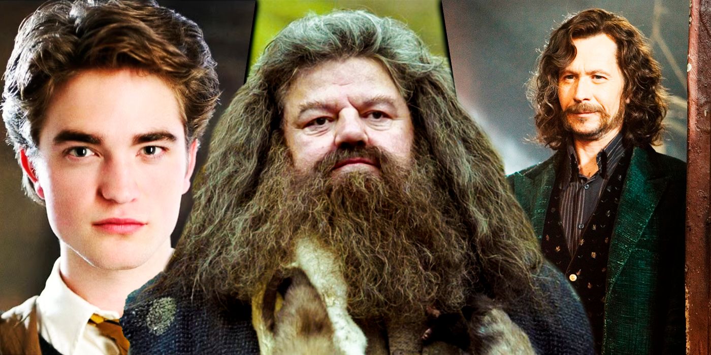 Hagrid, Sirius y Cedric de Harry Potter