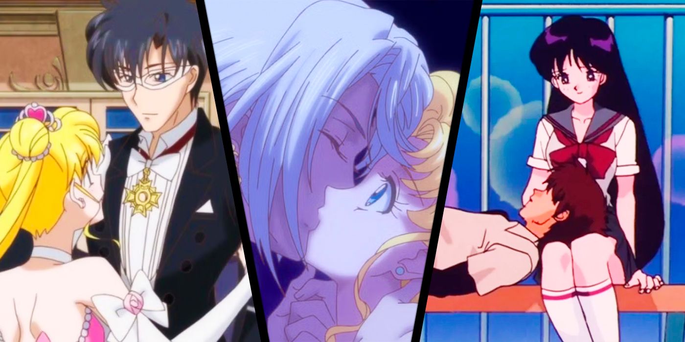 Prince Demande & Sailor Moon, Rei & Yuichiro, and Mamoru & Usagi