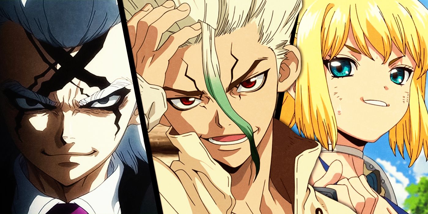 Personagens fortes de Dr. Stone