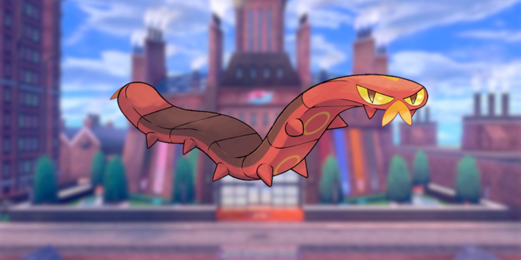 Pokémon Sword and Shield'den bir Sizzlipede