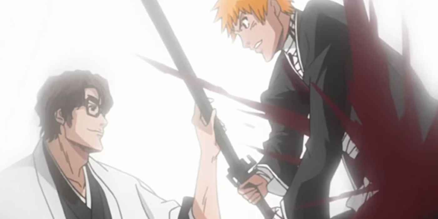 Aizen para Ichigo em Bleach