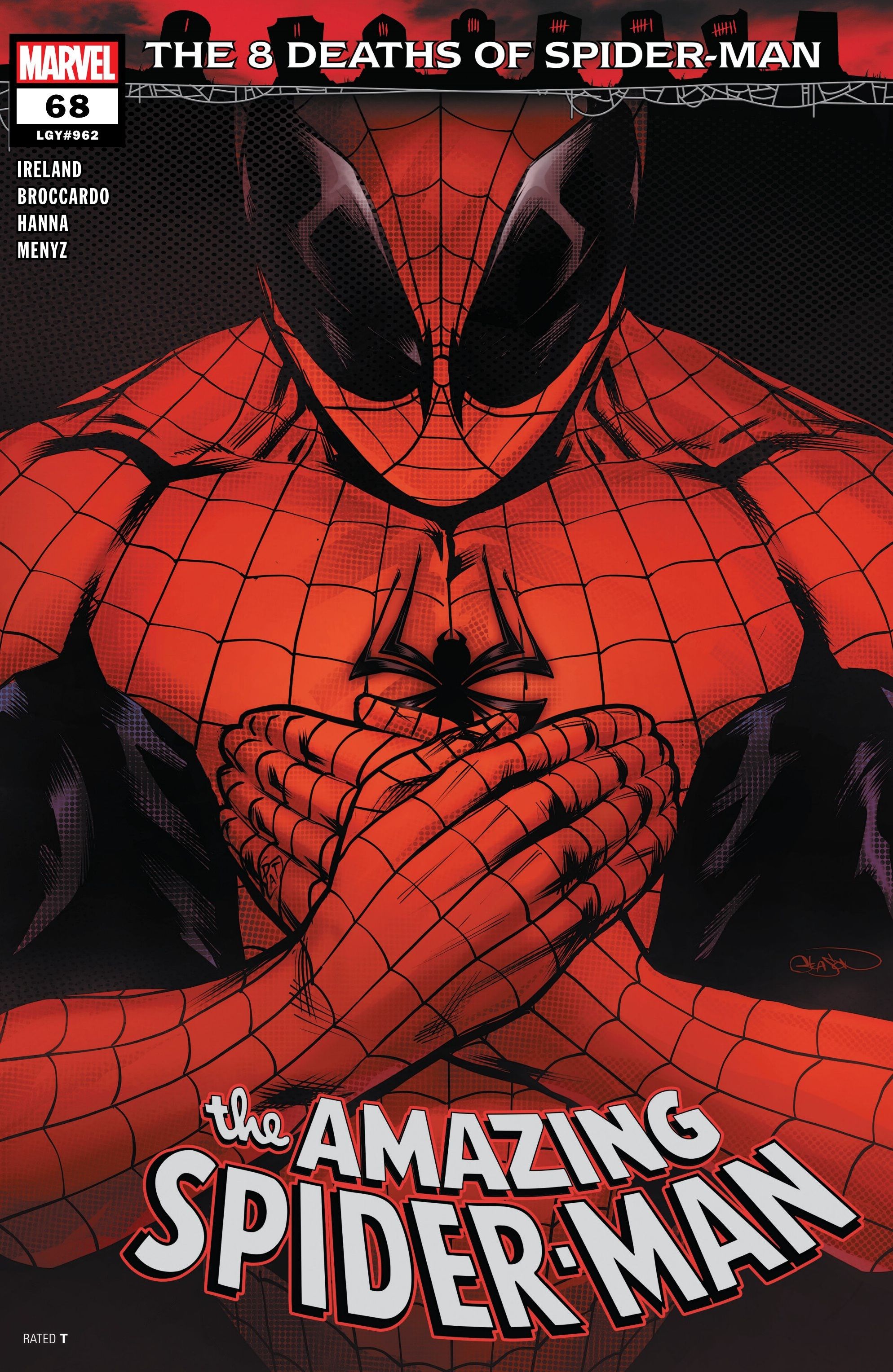 Amazing Spider-Man #68'in kapağı