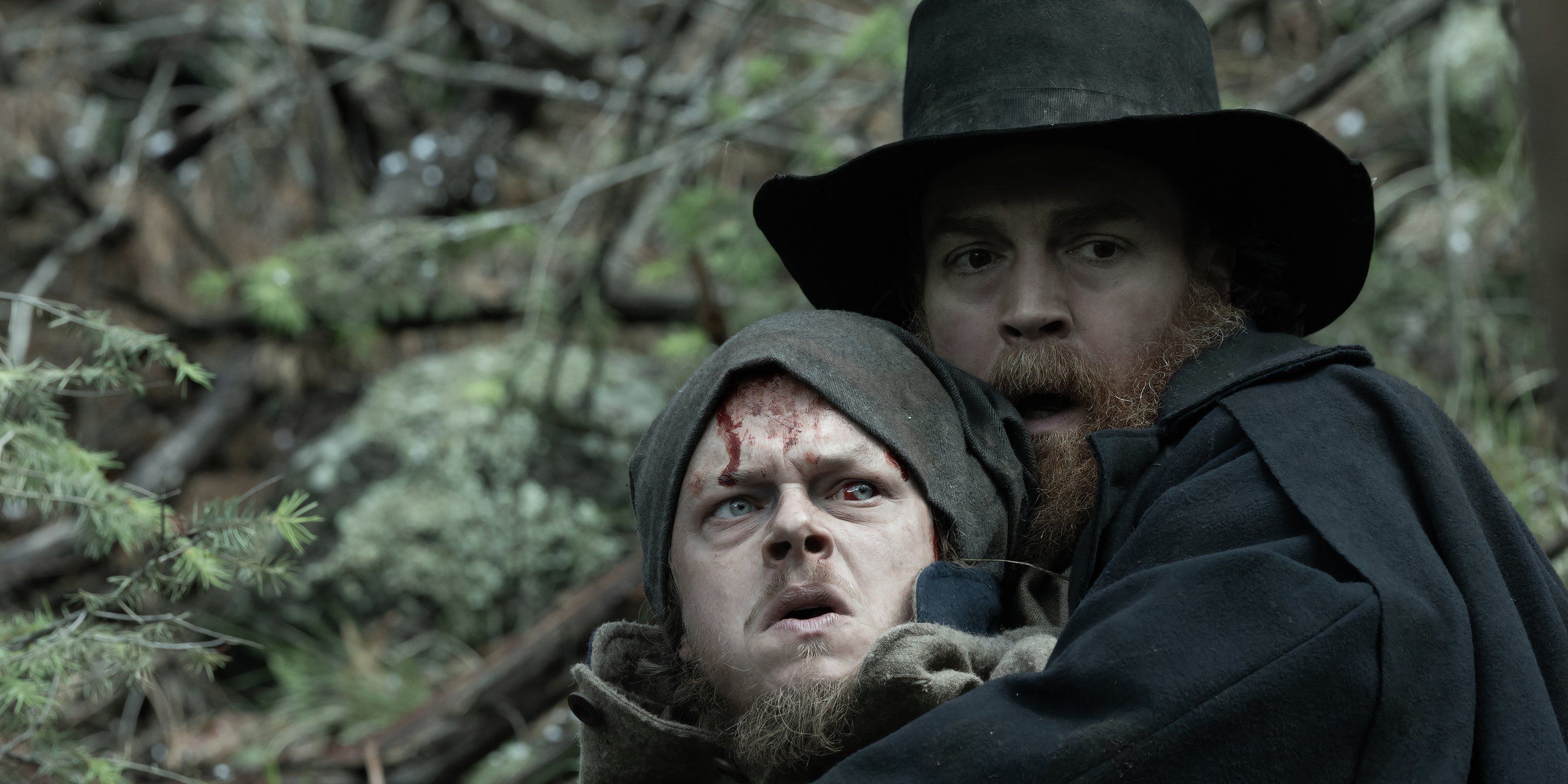 Jacob Pratt de Dane Dehaan tries to find Abish in American Primeval