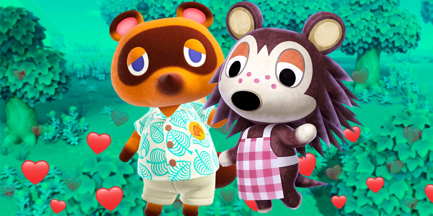 Tom Nook and Sable from Animal Crossing: New Horizons