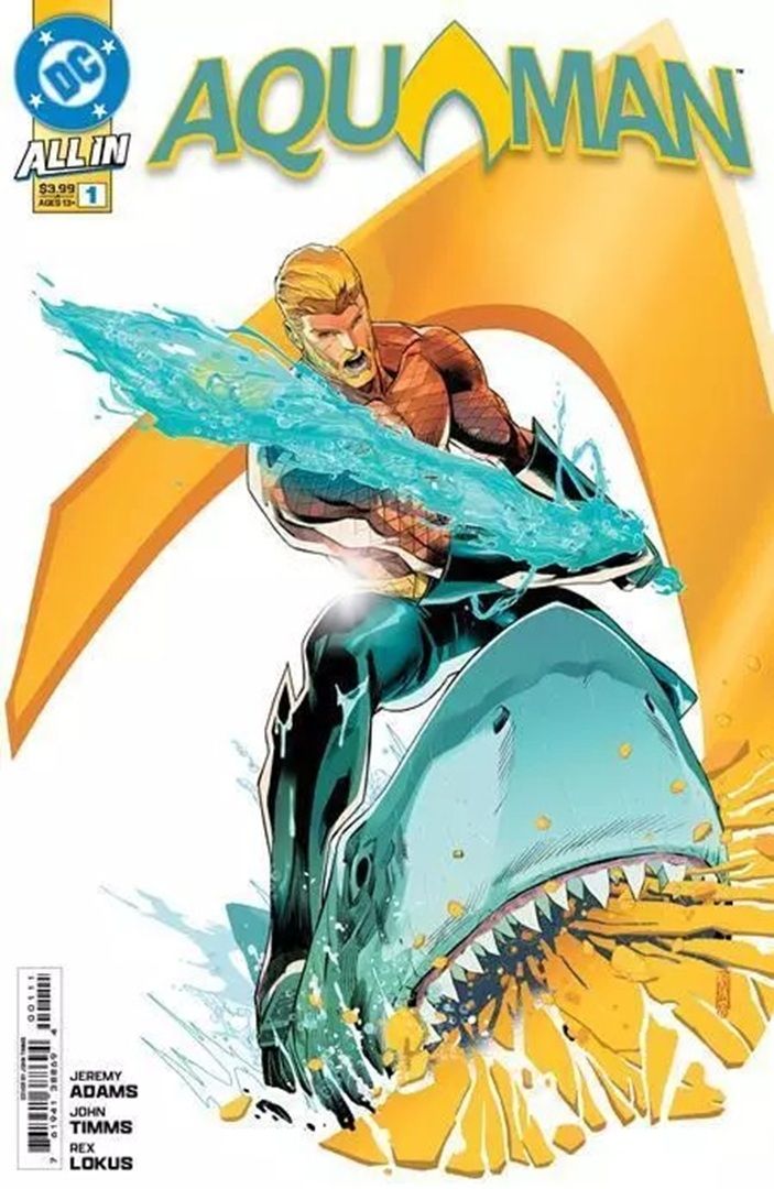 Aquaman #1'in ana kapağı