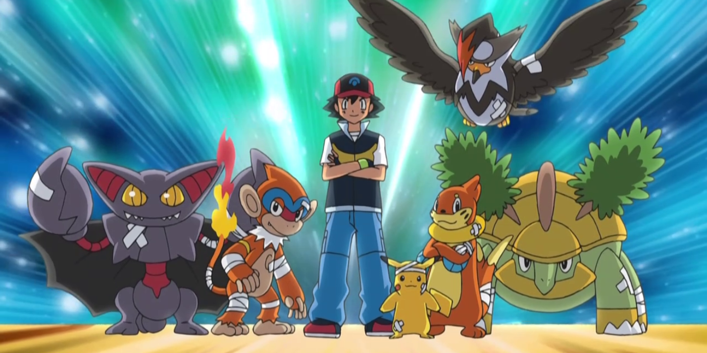 Ash Sinnoh Team Fangued