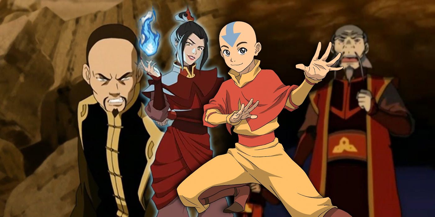 azula, aang, Long Feng, headmaster fire nation school