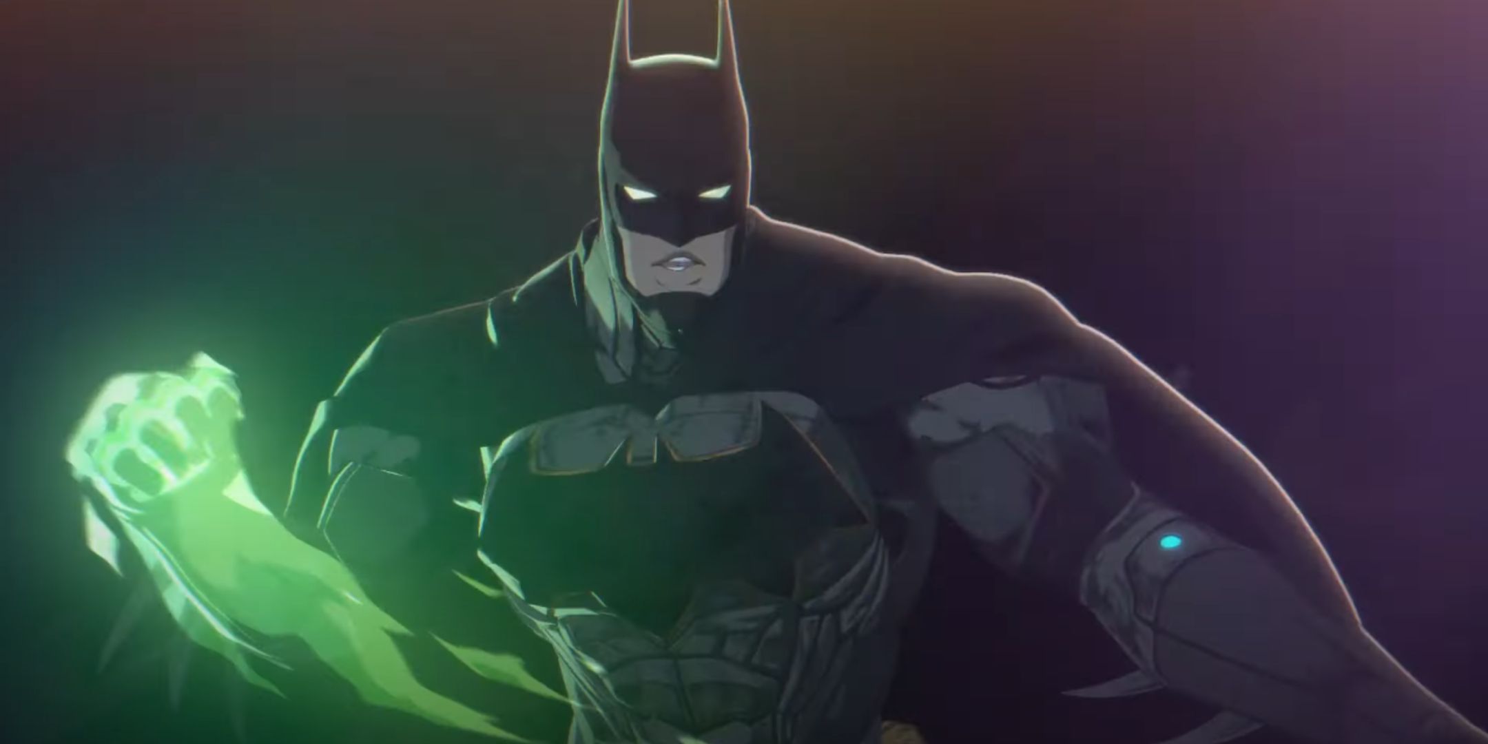 Batman se preparando para atacar no filme de anime Batman Ninja vs. Yakuza League
