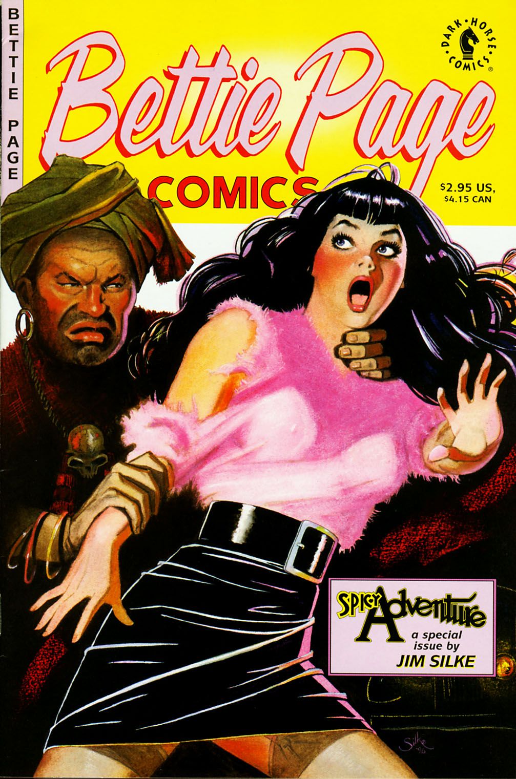 A capa de Bettie Page: Aventura Spicy