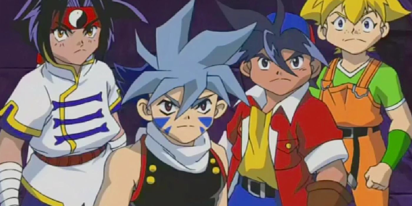 Beyblade anime'deki Bladebreakers