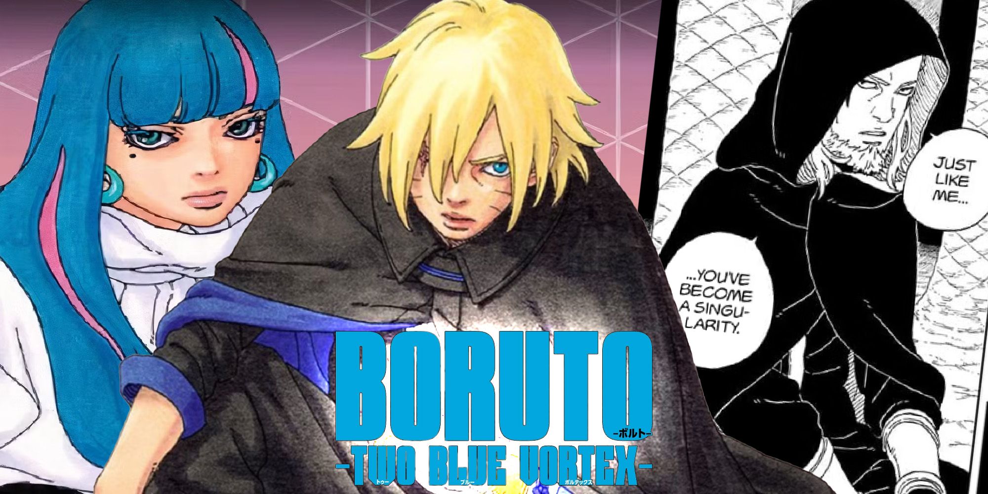 Boruto Two Blue Vortex Collage com Boruto centrado