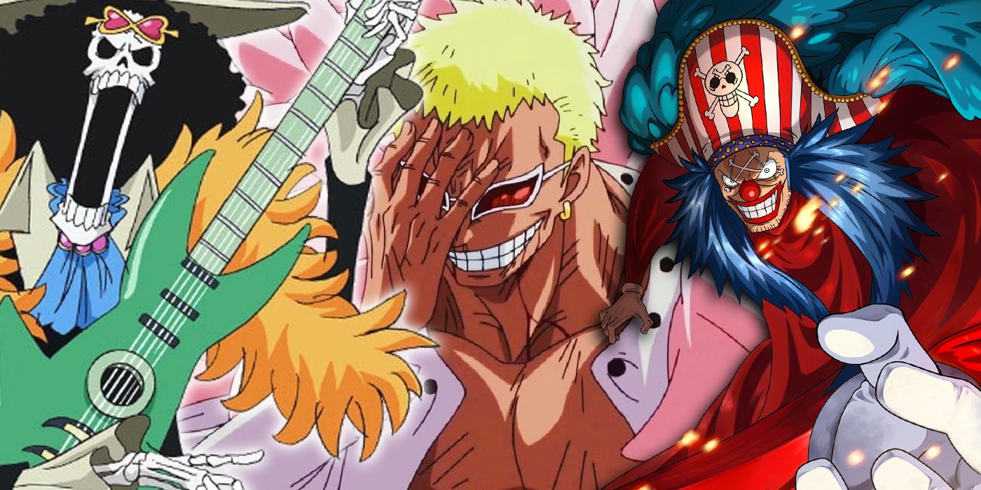 Brook, Doflamingo, Buggy the Clown