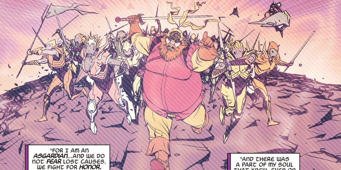 Volstagg lucha por el trigón