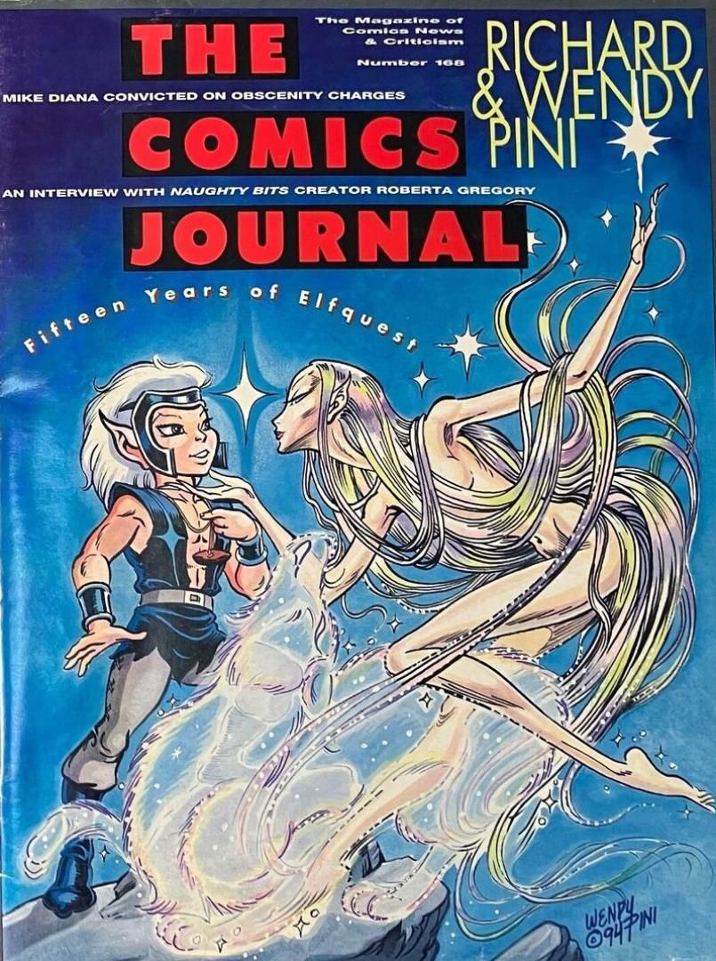 The cover of Comics Journal with Skywise