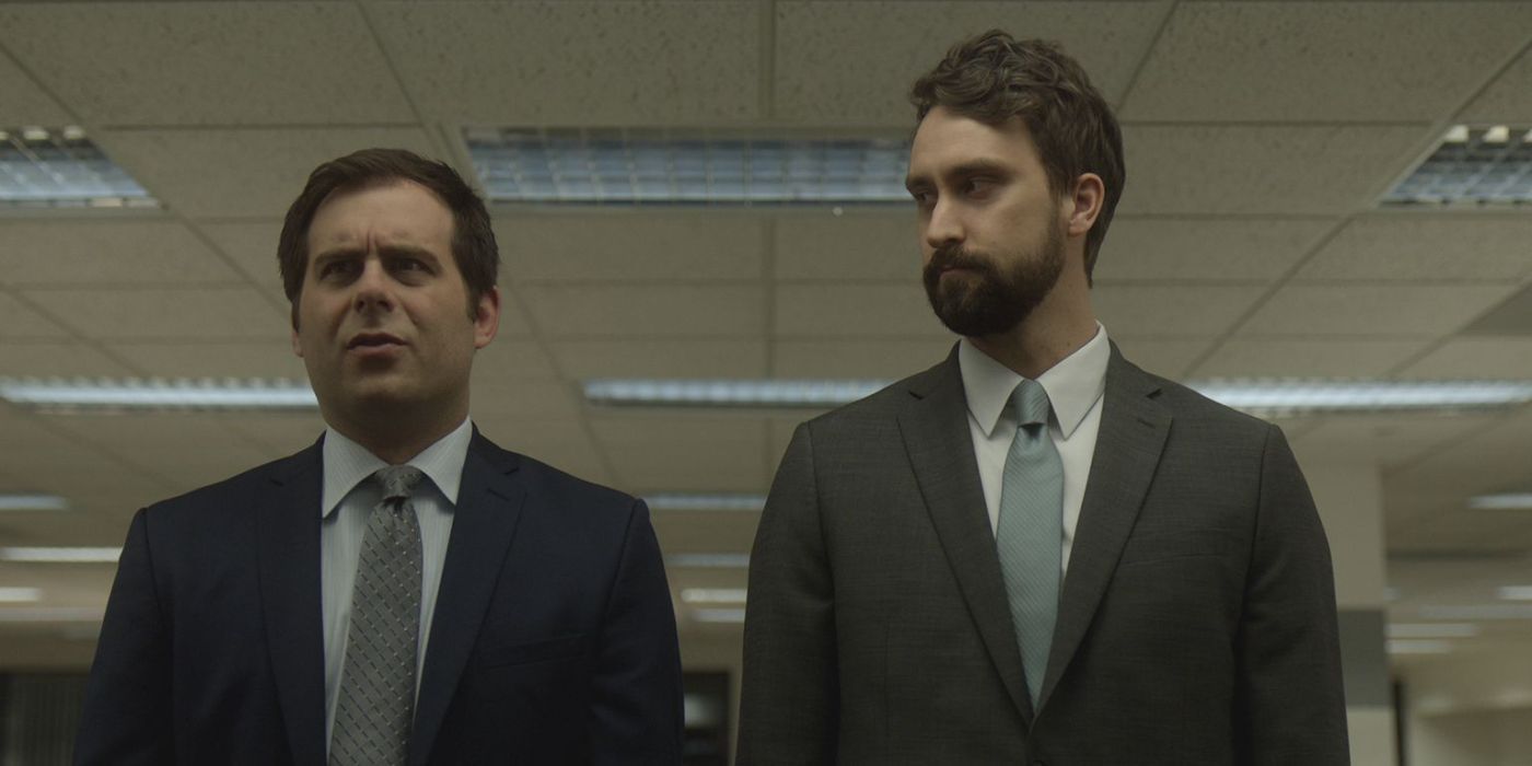 Matt Ingebretson as Matt Engelbertson and Jake Weisman as Jake Levinson from Corporate