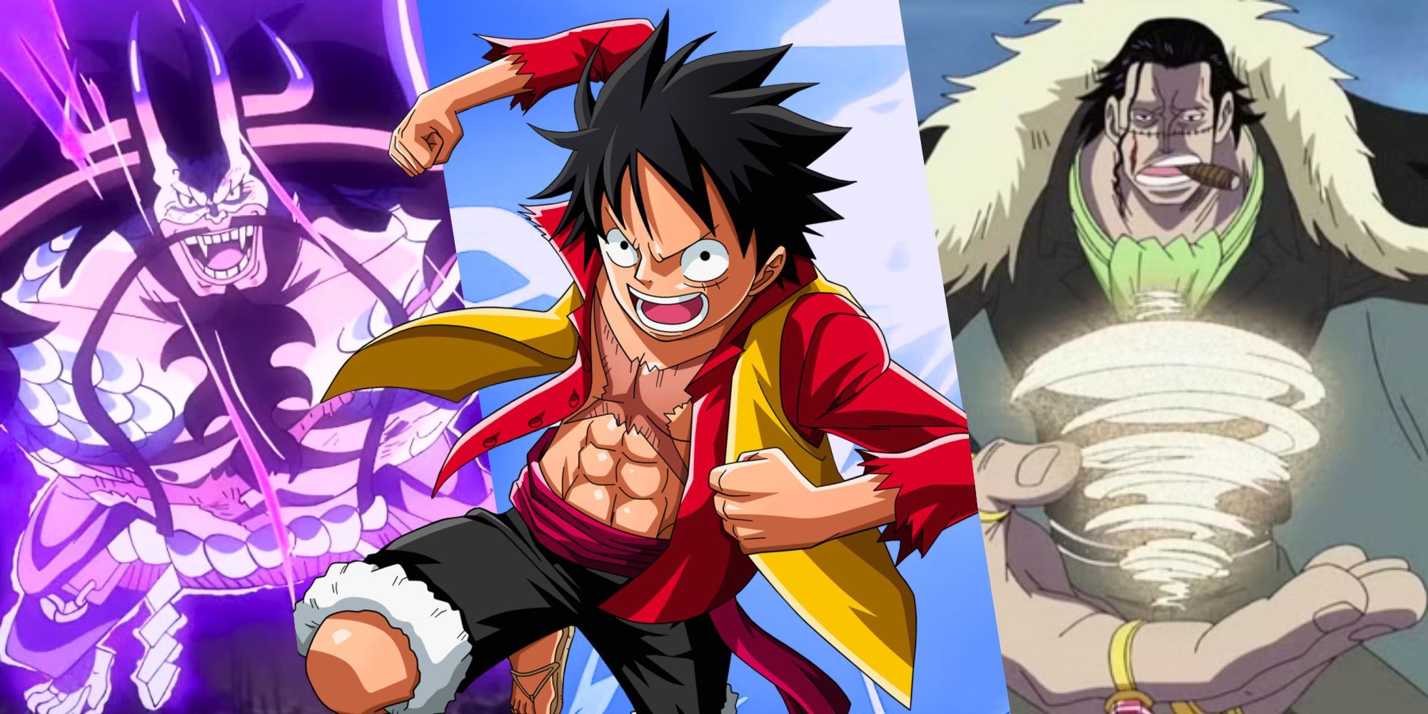 Custom Image of Kaido, Luffy, Crocodile from One Piece