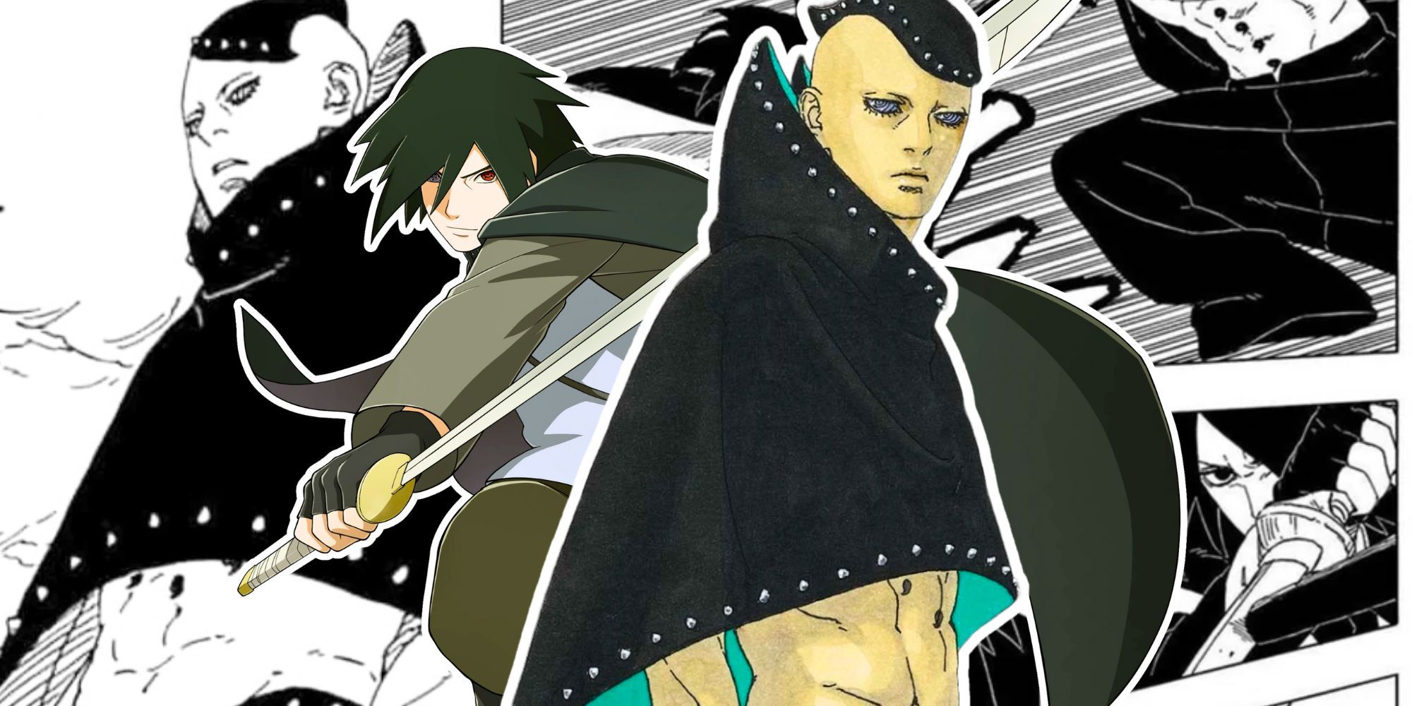 Imagem personalizada de Sasuke e Jura de Boruto Two Blue Vortex