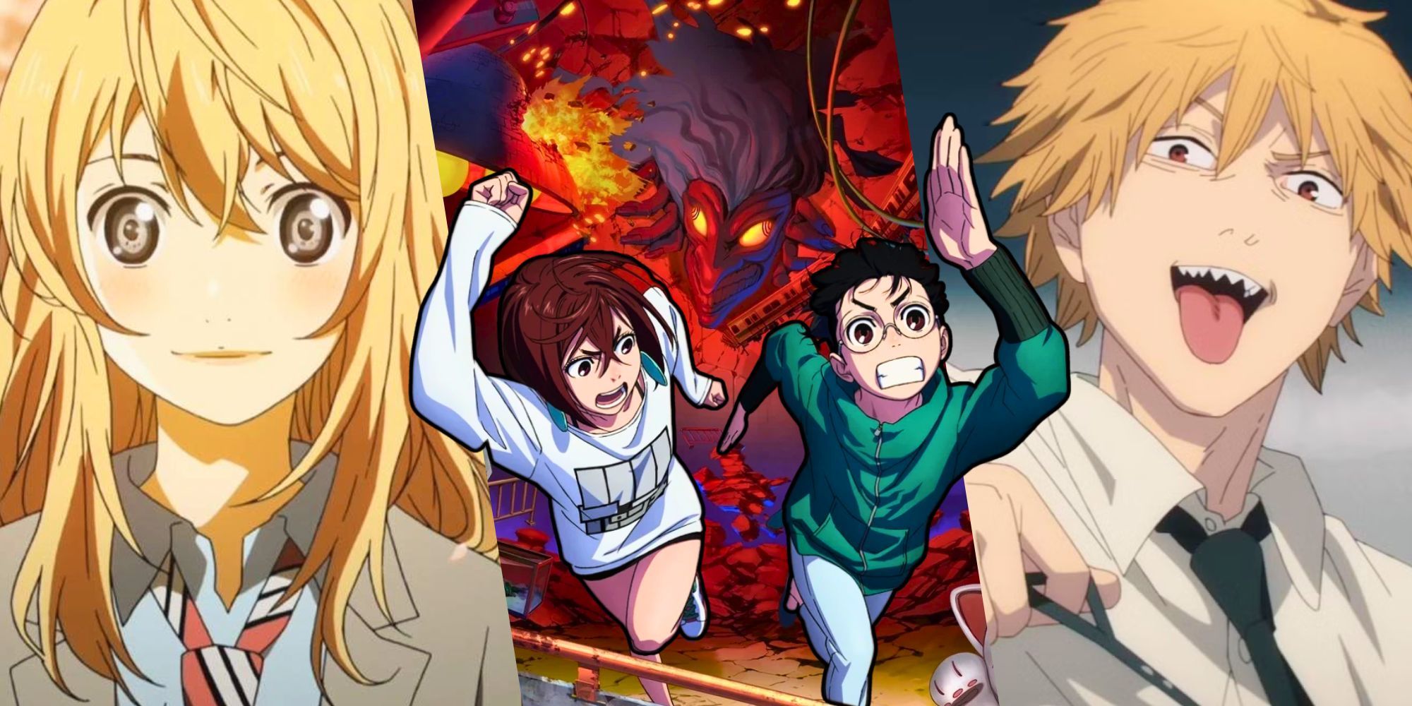 Custom Image of Your Lie in April, Dandadan, Chainsaw Man