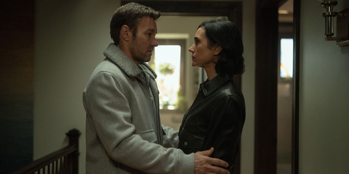 Joel Edgerton como Jason Dessen e Jennifer Connelly como Daniela Dessen da Dark Matter