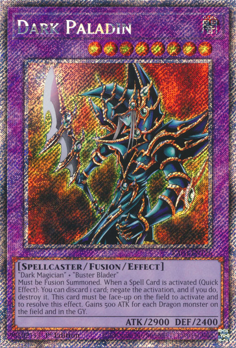 Paladín oscuro en Yu-Gi-Oh! TCG/OCG.