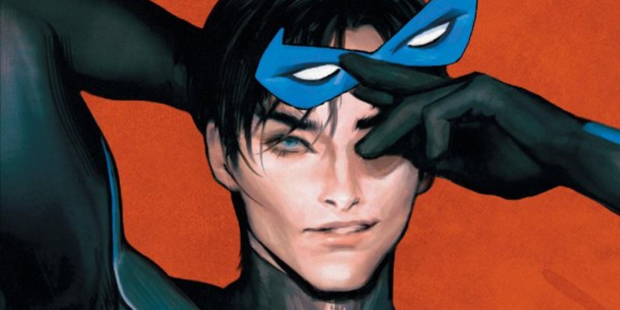 Nightwing wears his mask