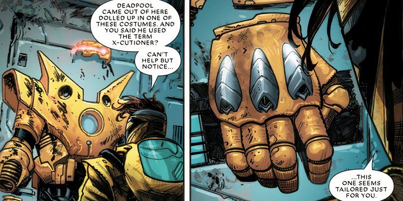 Wolverine faz perguntas.