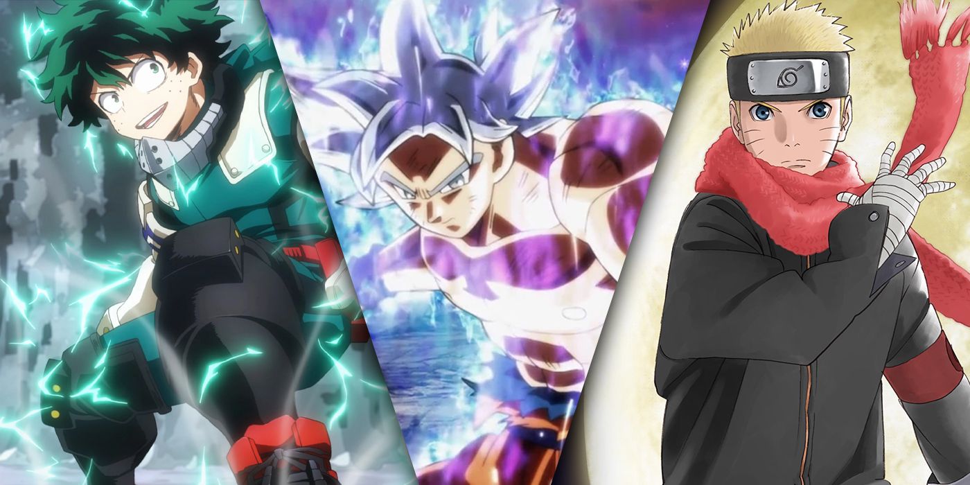 Deku, Naruto, Goku