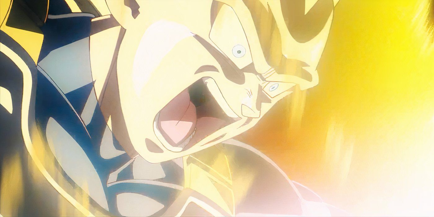 Vegeta transforms into Super Saiyan 3 in Dragon Ball DAIMA Episode 19