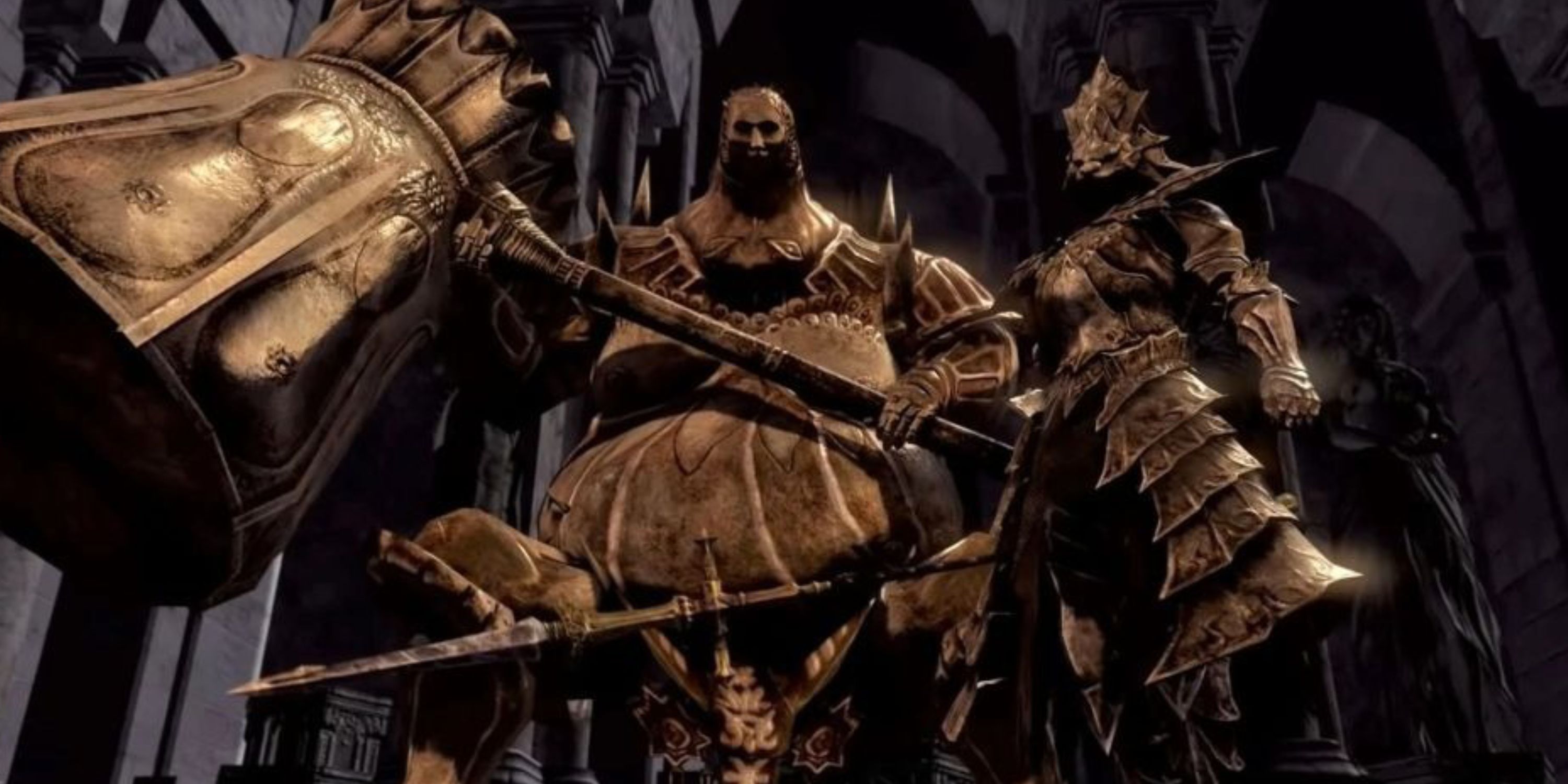 Dragonslayer Ornstein ve Cellat Smough, Dark Souls'ta Anor Londo'nun patronları.