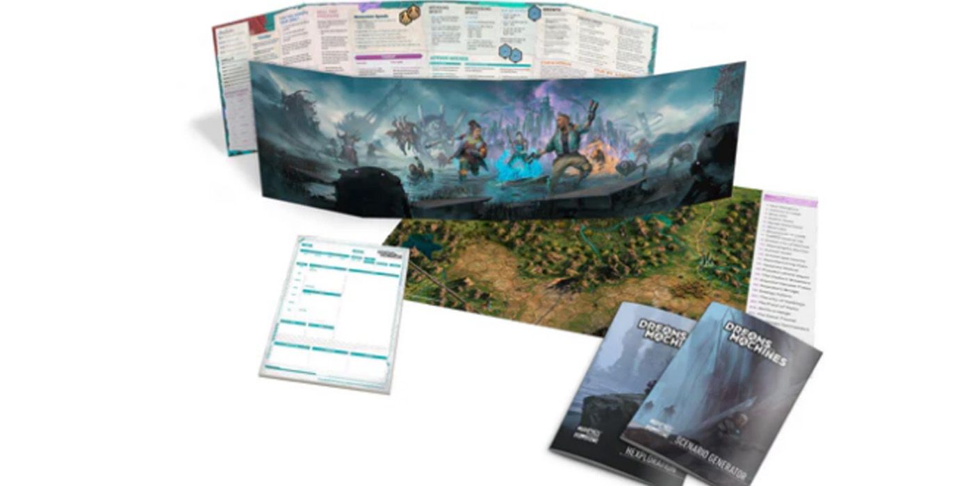 Sonhos e máquinas DM Tela e Kit da Modiphius Entertainment