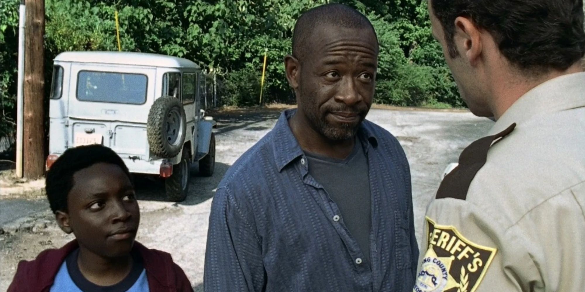 Duane and Morgan in The Walking Dead Season 1