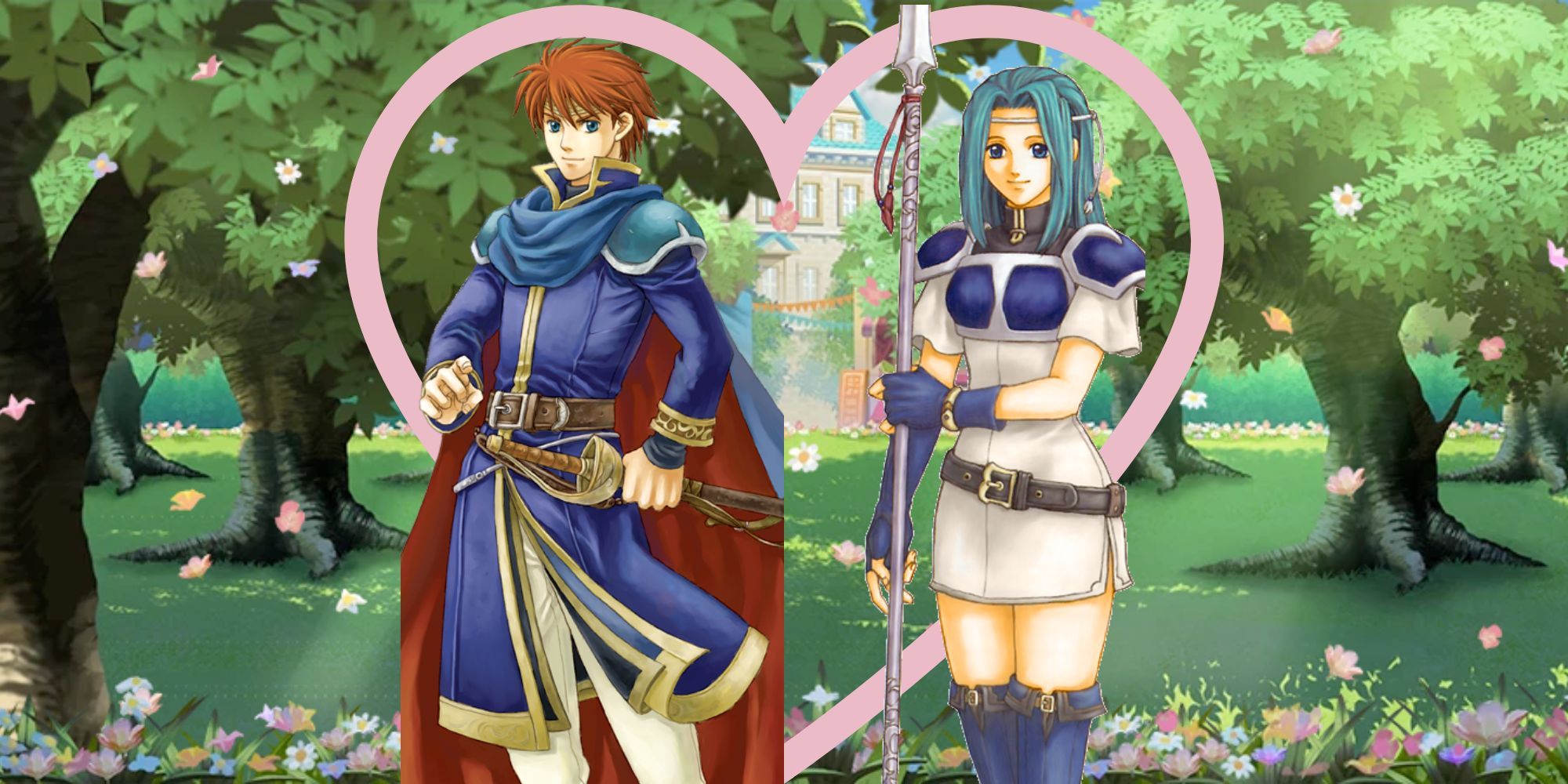 Eliwood e Fiora de Fire Emblem The Blazing Blade