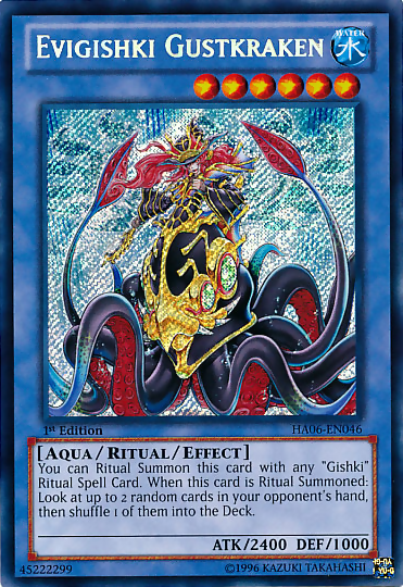 Evigishki Gustkraken no yu-gi-oh! TCG/OCG.