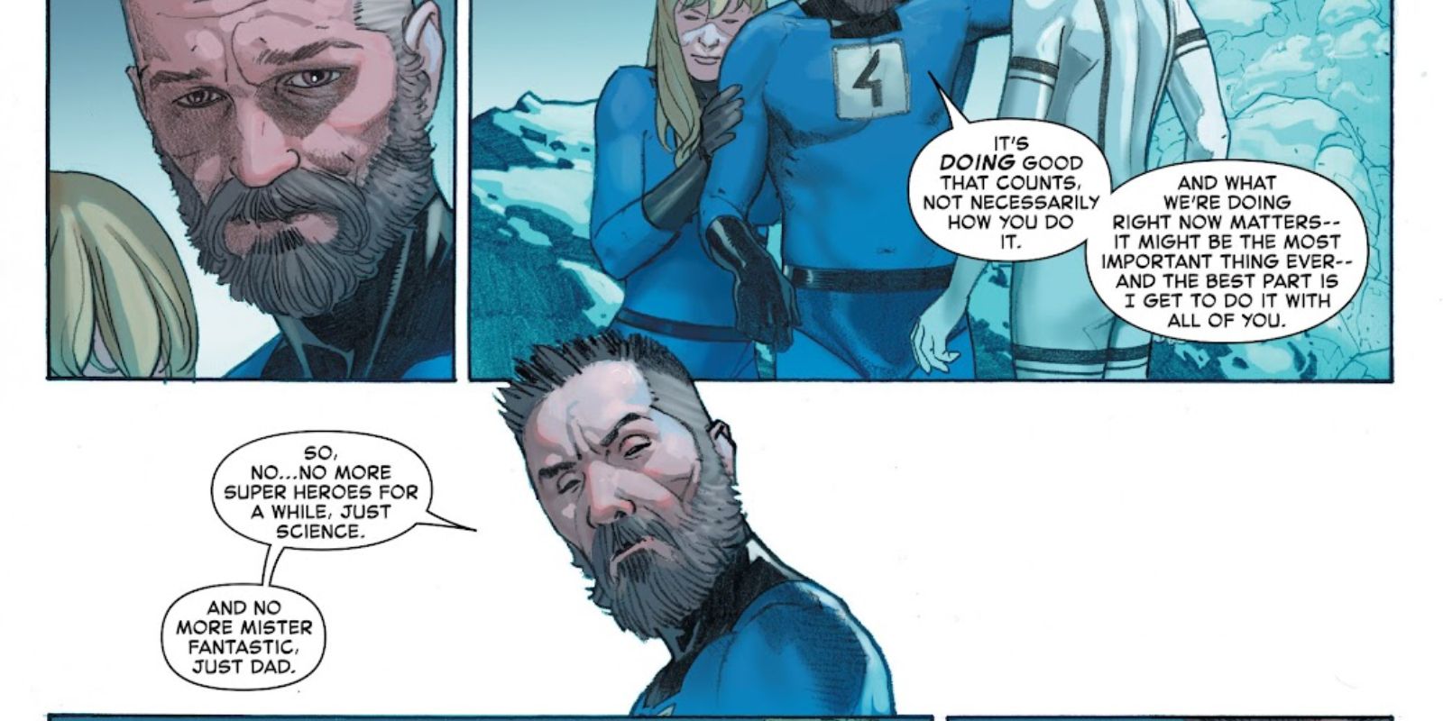 Fantastic Four Reed Richards konuşuyor