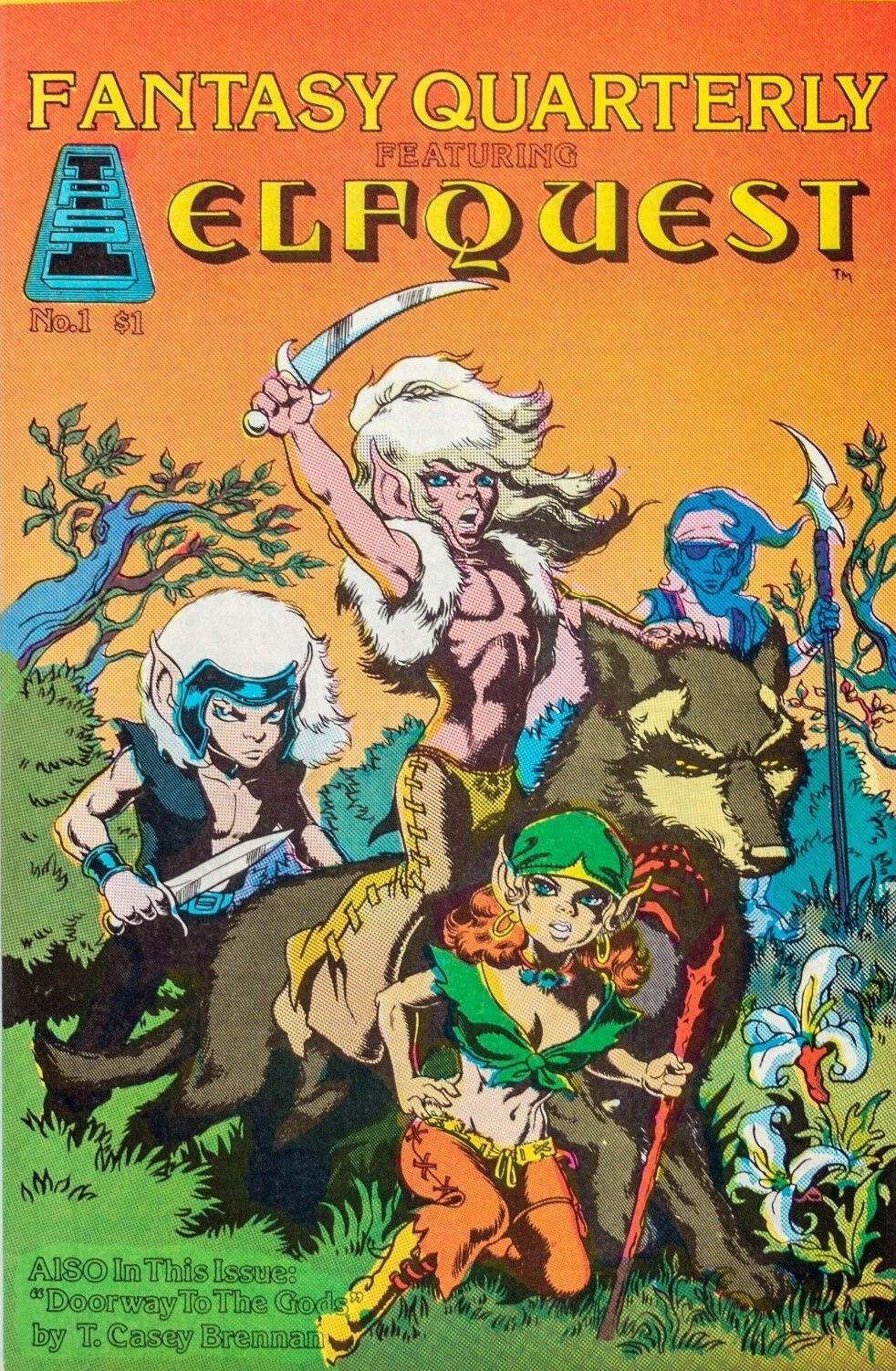 The cover of Fantasy Quarterly #1