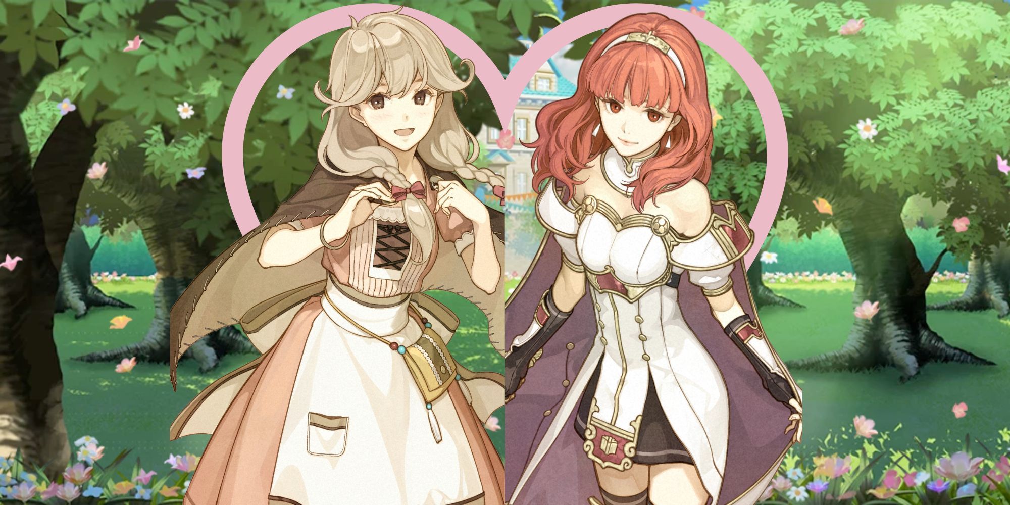 Faye e Celica da Fire Emblem Echoes