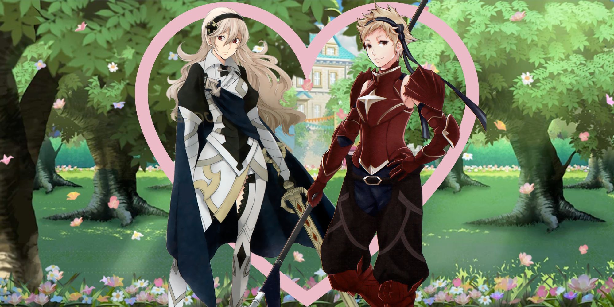 Feminina Corrin e Scarlet, do Fire Emblem Fates