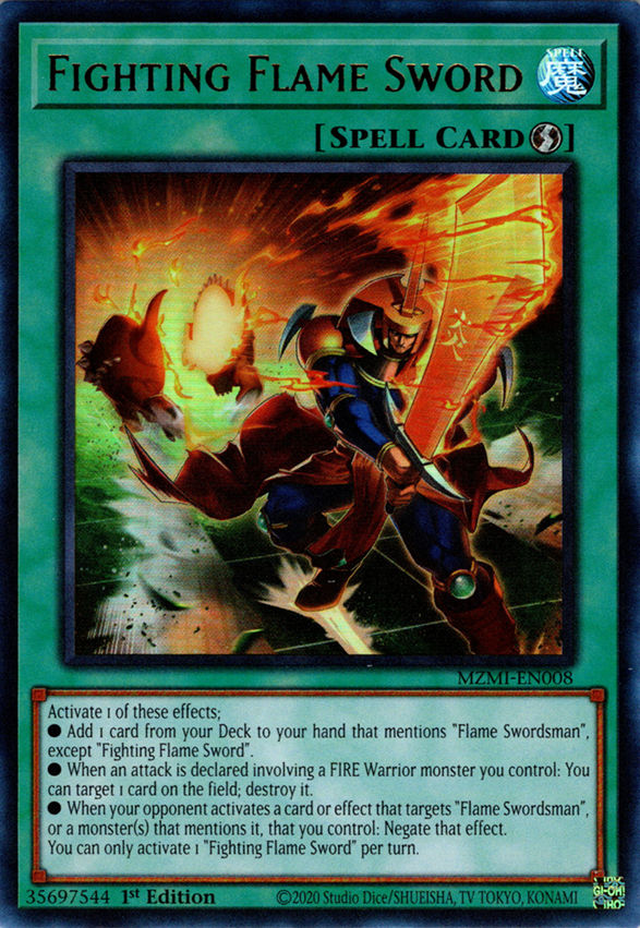 ¡Luchando por Flame Sword en Yu-Gi-Oh! TCG/OCG.