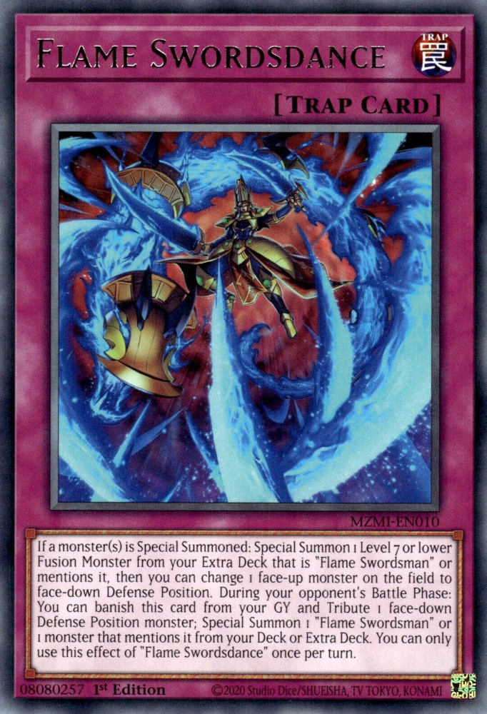 Flame Swordsdance en Yu-Gi-Oh! TCG/OCG.