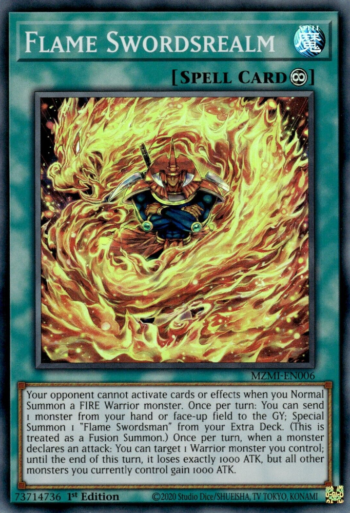 Flame Swordsrealm en Yu-Gi-Oh! TCG/OCG.