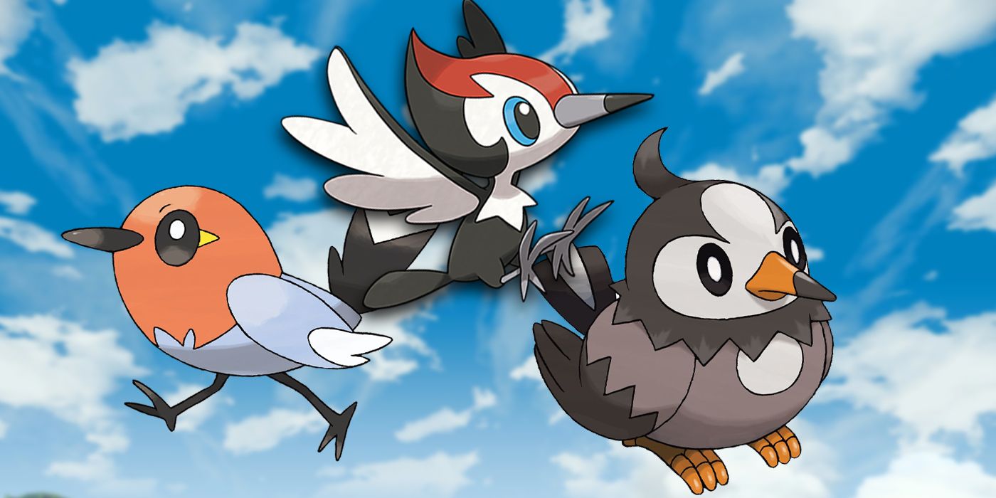 Fletchling, Pikipek, Starly Pokemon Scarlet & Violet