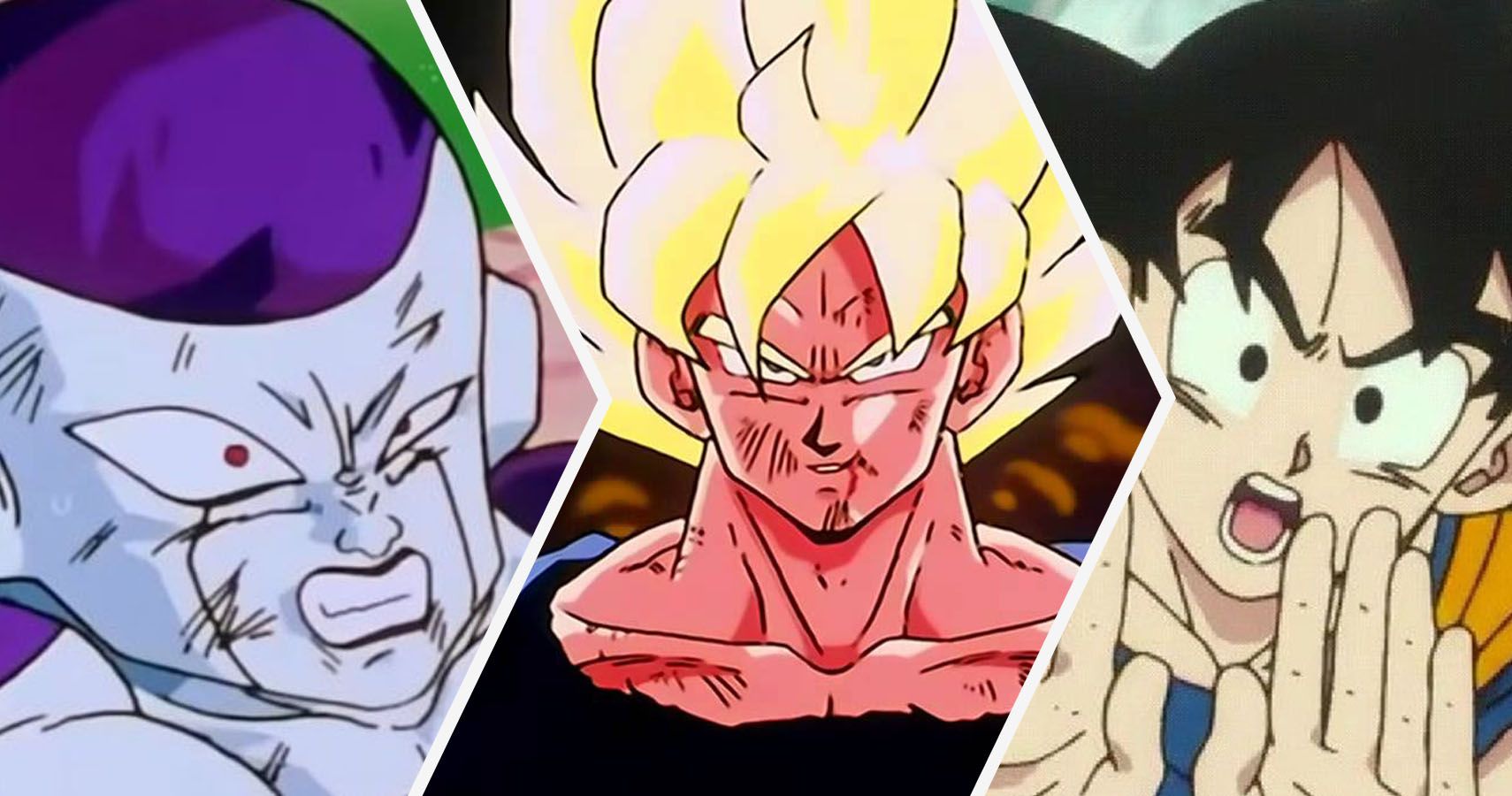 Freeza, Super Saiyan Goku e Goku de Dragon Ball Z e Dragon Ball Super