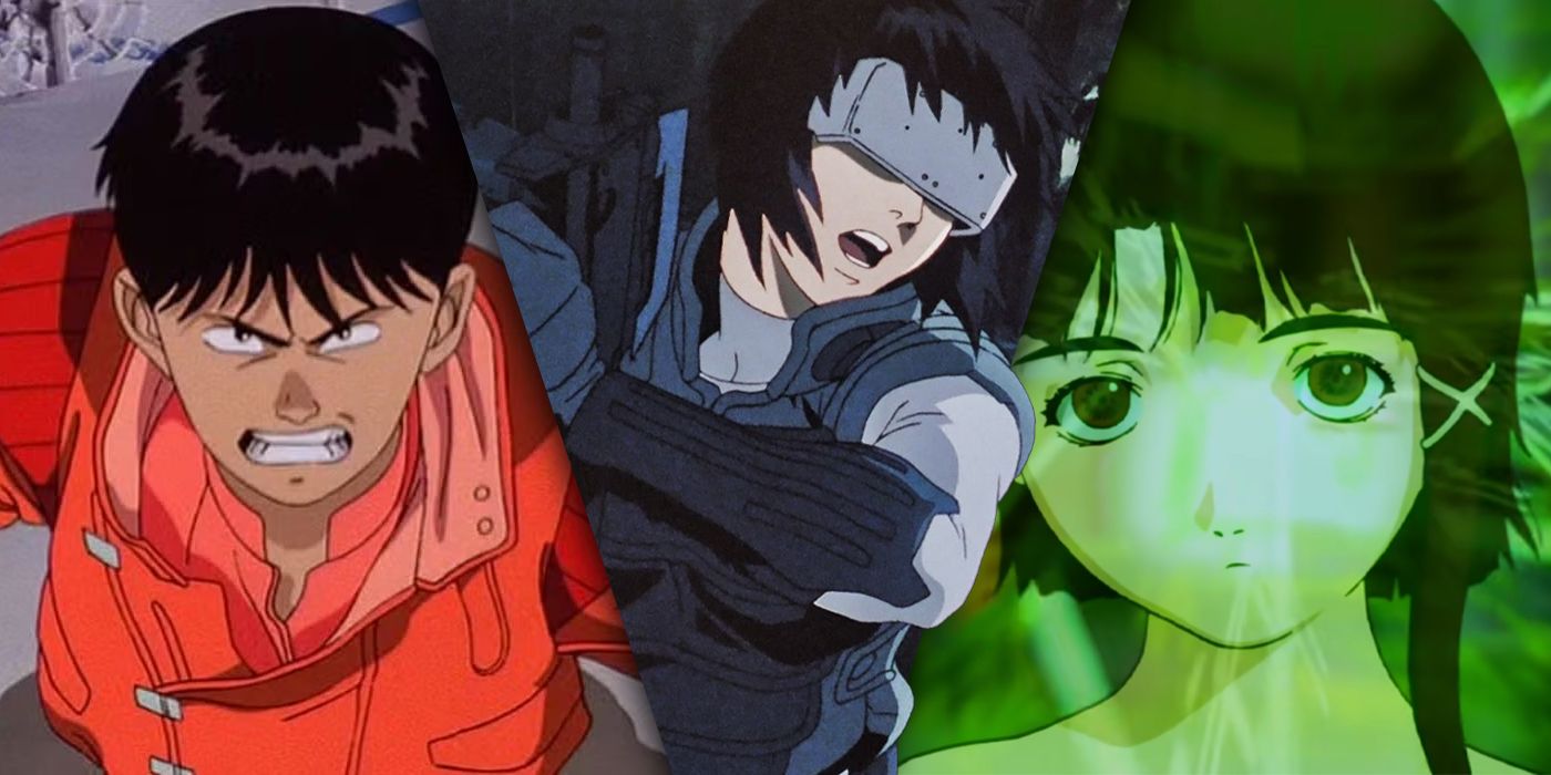 ghost in the shell, serial experiments lain, akira