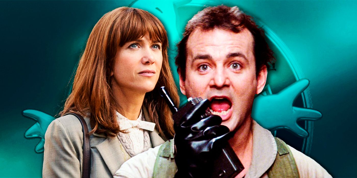 Ghostbusters Bill Murray and Kristen Wiig