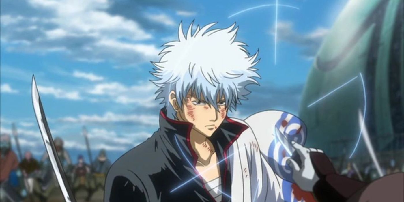 Sakata Gintoki'nin kılıcını çekti ve Gintama'da savaşırken yaralandı.