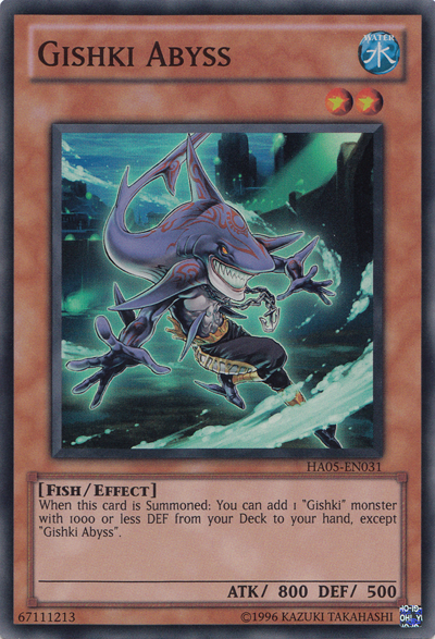 Gishki abismo no yu-gi-oh! TCG/OCG.