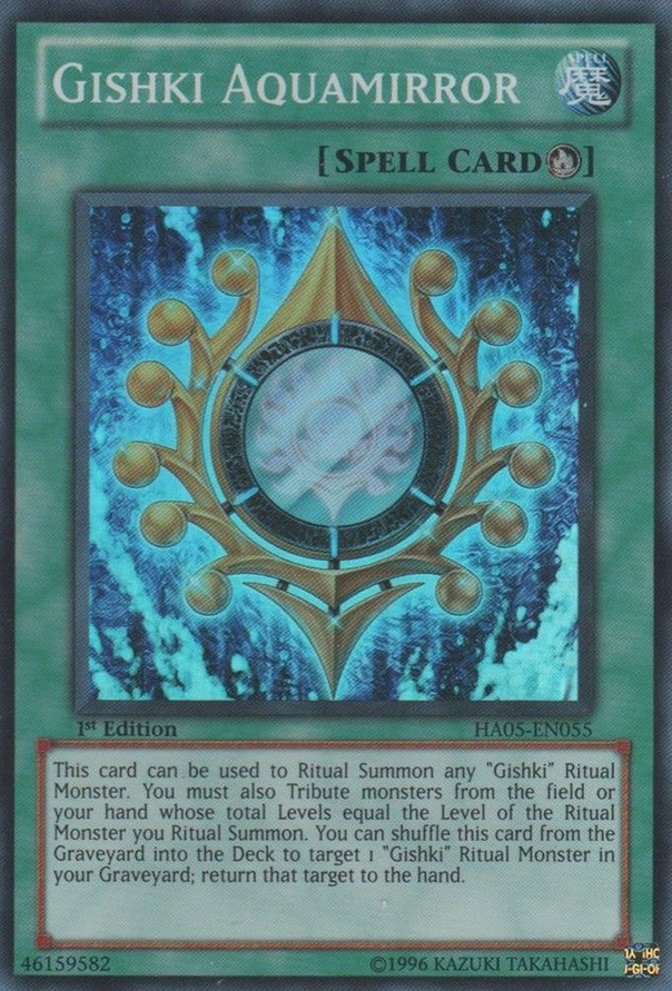 Gishki Aquamirror no yu-gi-oh! TCG/OCG.