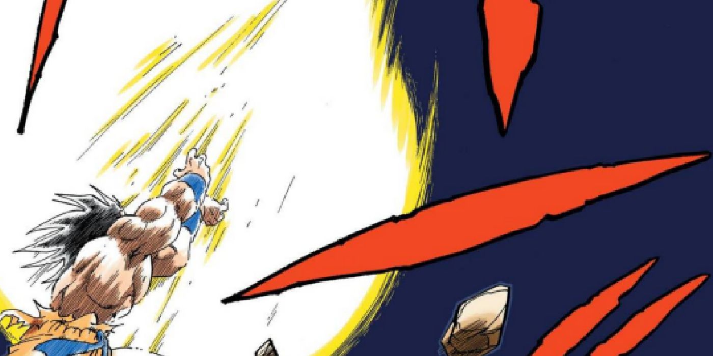 Goku ve Vegeta'nın Dragon Ball Manga'daki ilk ışın mücadelesi