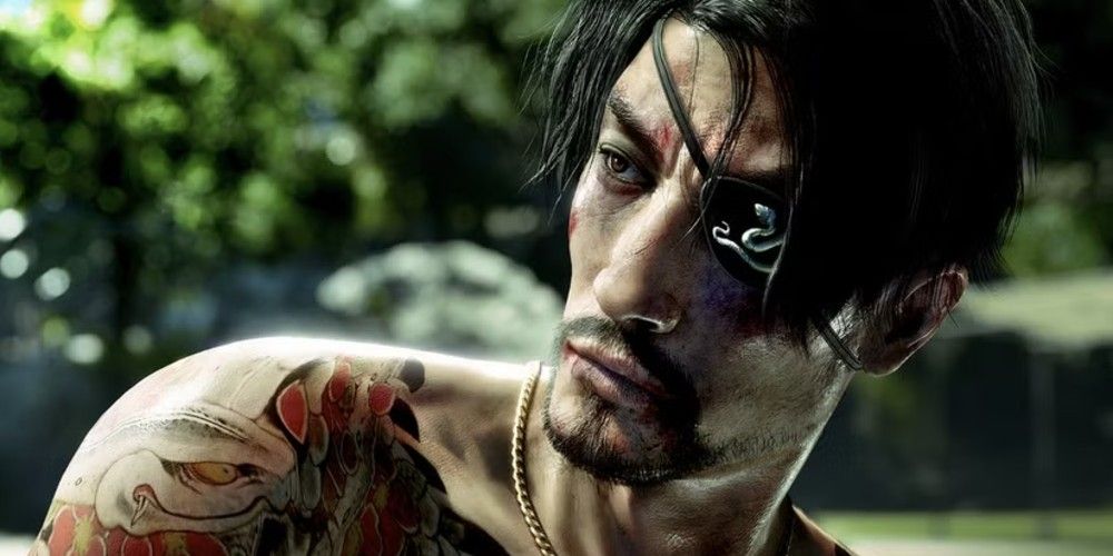 Un cierre de Goro Majima en Like A Dragon: Pirate Yakuza en Hawaii